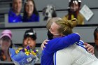 VB Inter squad match  Volleyball seniors Casey Dinga (#19) and Maggie Shafer (#6) are honored by the team during Senior Day festivities prior to their inter-squad match. : VB Intersquad, inter squad, inter-squad